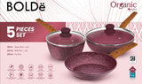 ORGANIC ROSE Cookware 5 pcs set