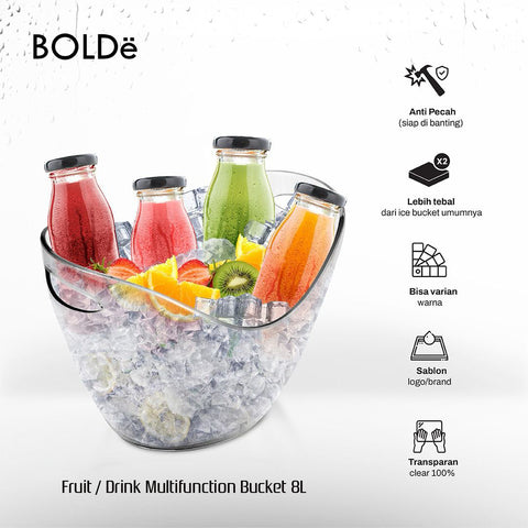 BOLDe Fruit / Drink Multifunction Bucket 8L