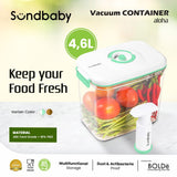 Sundbaby Smart Vacuum Container - Aloha (Box Penyimpanan Makanan) 4.6 Liter