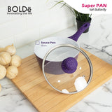 Super PAN Granite 5 pcs Sets White Purple