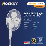 a Rockky Tornado Stand Fan 16 inch