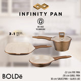 Infinity PAN 3+1 sets GOLD